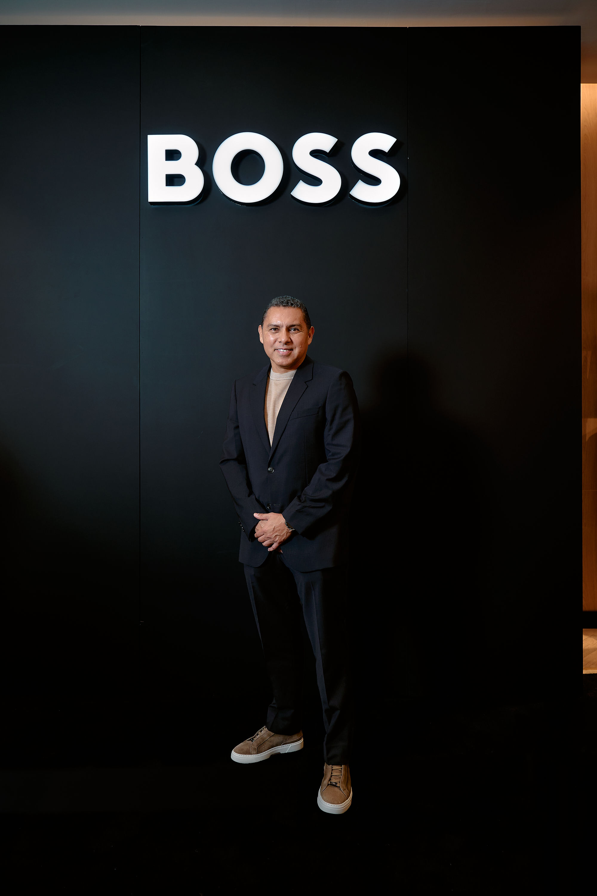 BOSS campaign portrait at Andares, Guadalajara